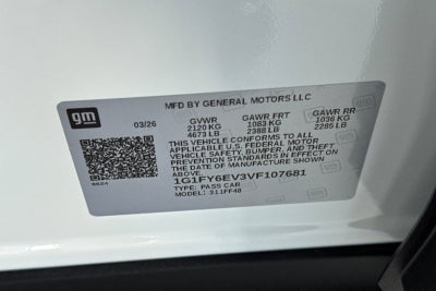 2027 Chevrolet Bolt LT
