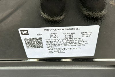 2027 Chevrolet Bolt RS