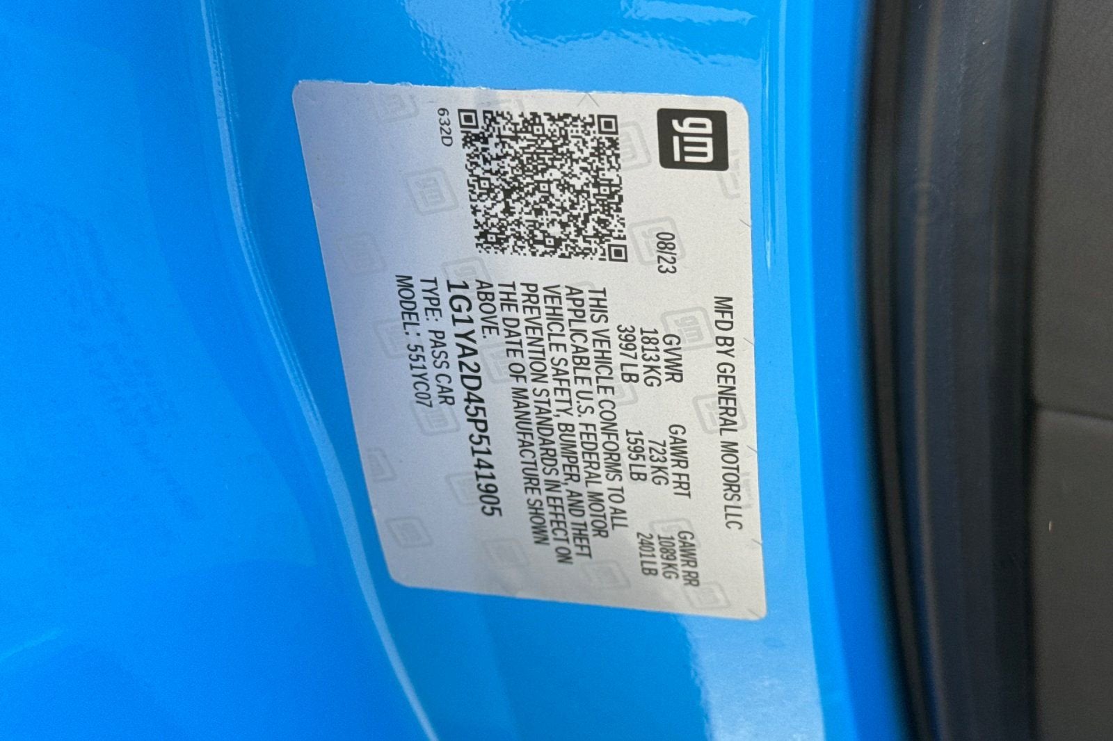 2023 Chevrolet Corvette Stingray 1LT