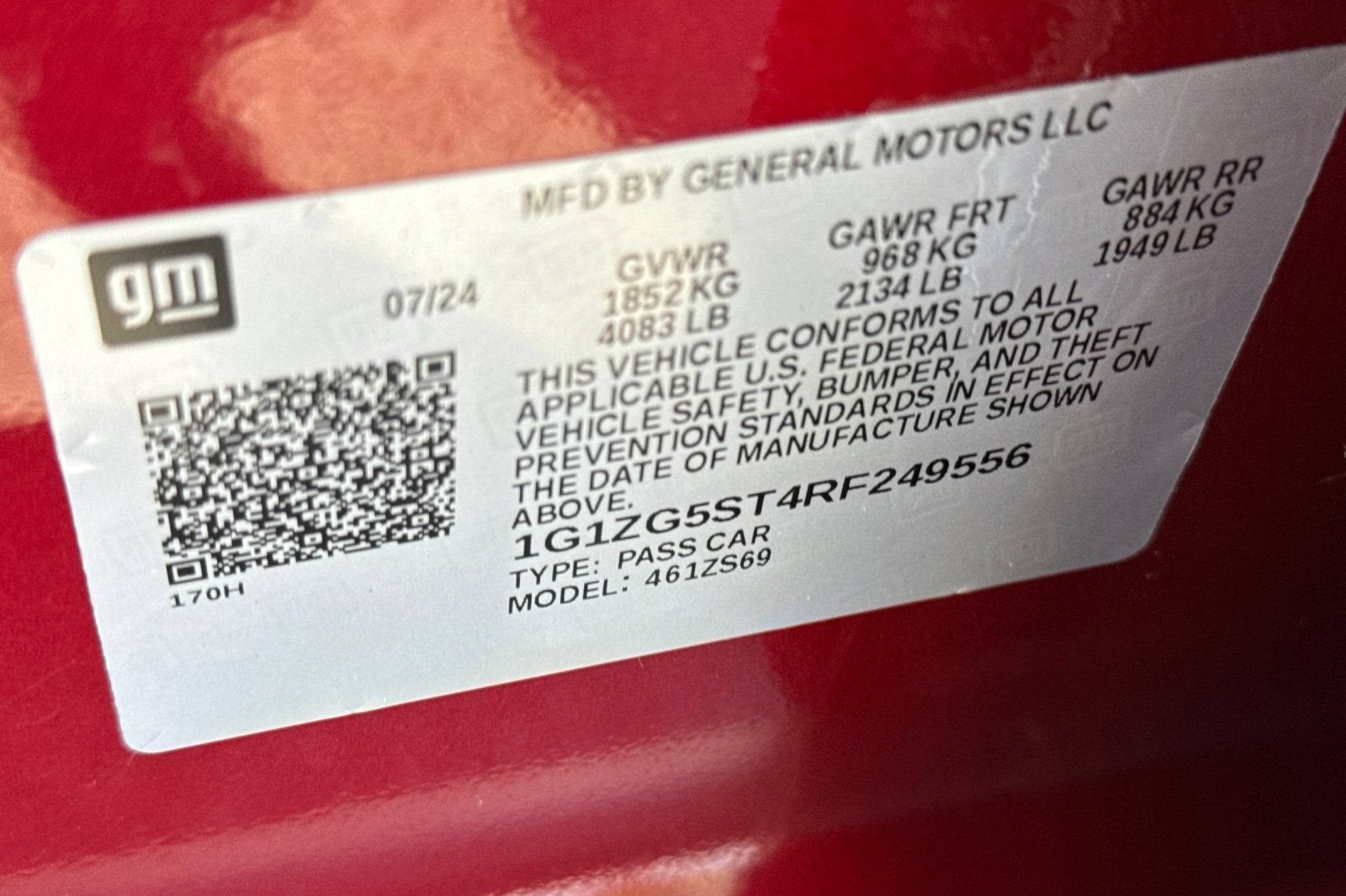 2024 Chevrolet Malibu RS
