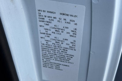 2025 Chevrolet Express Cutaway 3500 1WT
