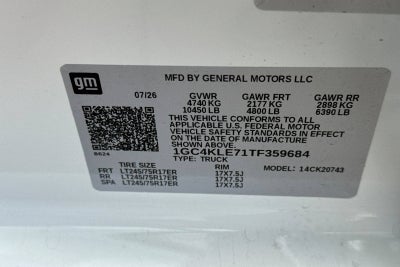 2026 Chevrolet Silverado 2500 HD WT