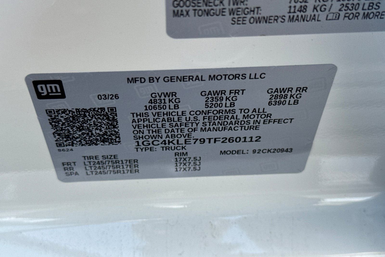 2026 Chevrolet Silverado 2500 HD WT