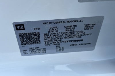 2026 Chevrolet Silverado 2500 HD LT