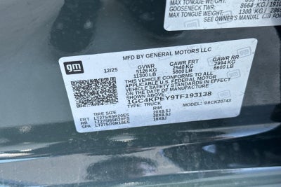 2026 Chevrolet Silverado 2500 HD LTZ