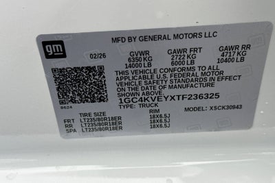 2026 Chevrolet Silverado 3500 HD High Country DRW