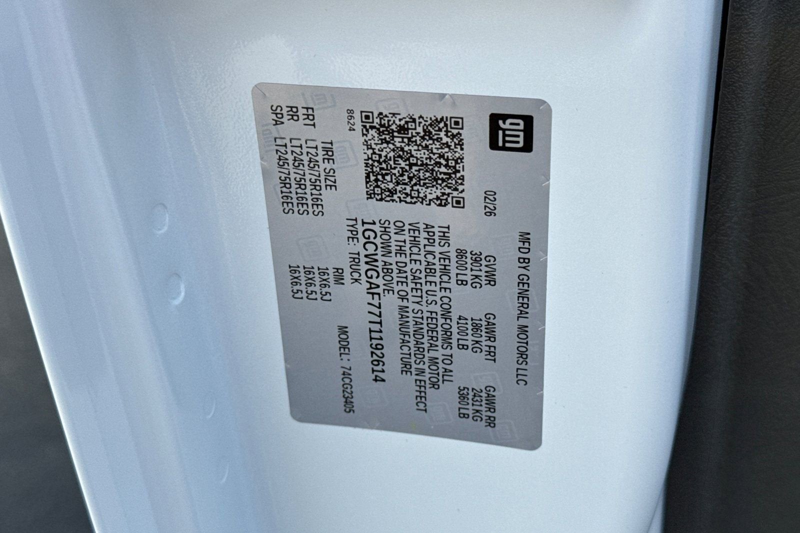 2026 Chevrolet Express Cargo WT