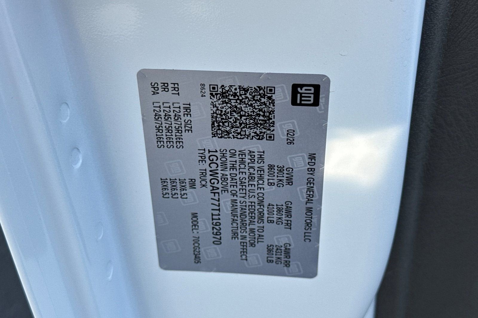 2026 Chevrolet Express Cargo WT