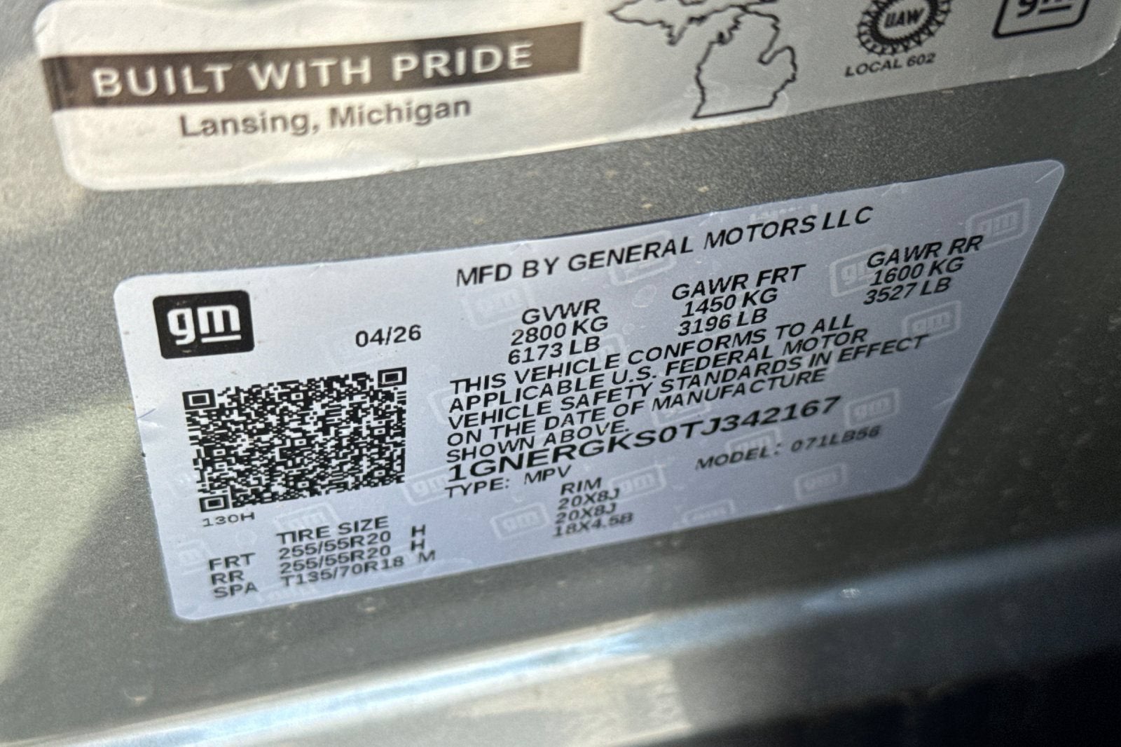 2026 Chevrolet Traverse LT