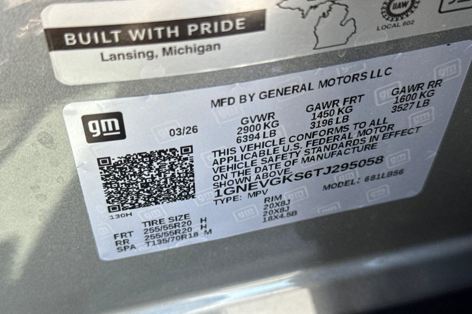 2026 Chevrolet Traverse LT