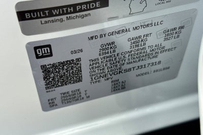2026 Chevrolet Traverse LT