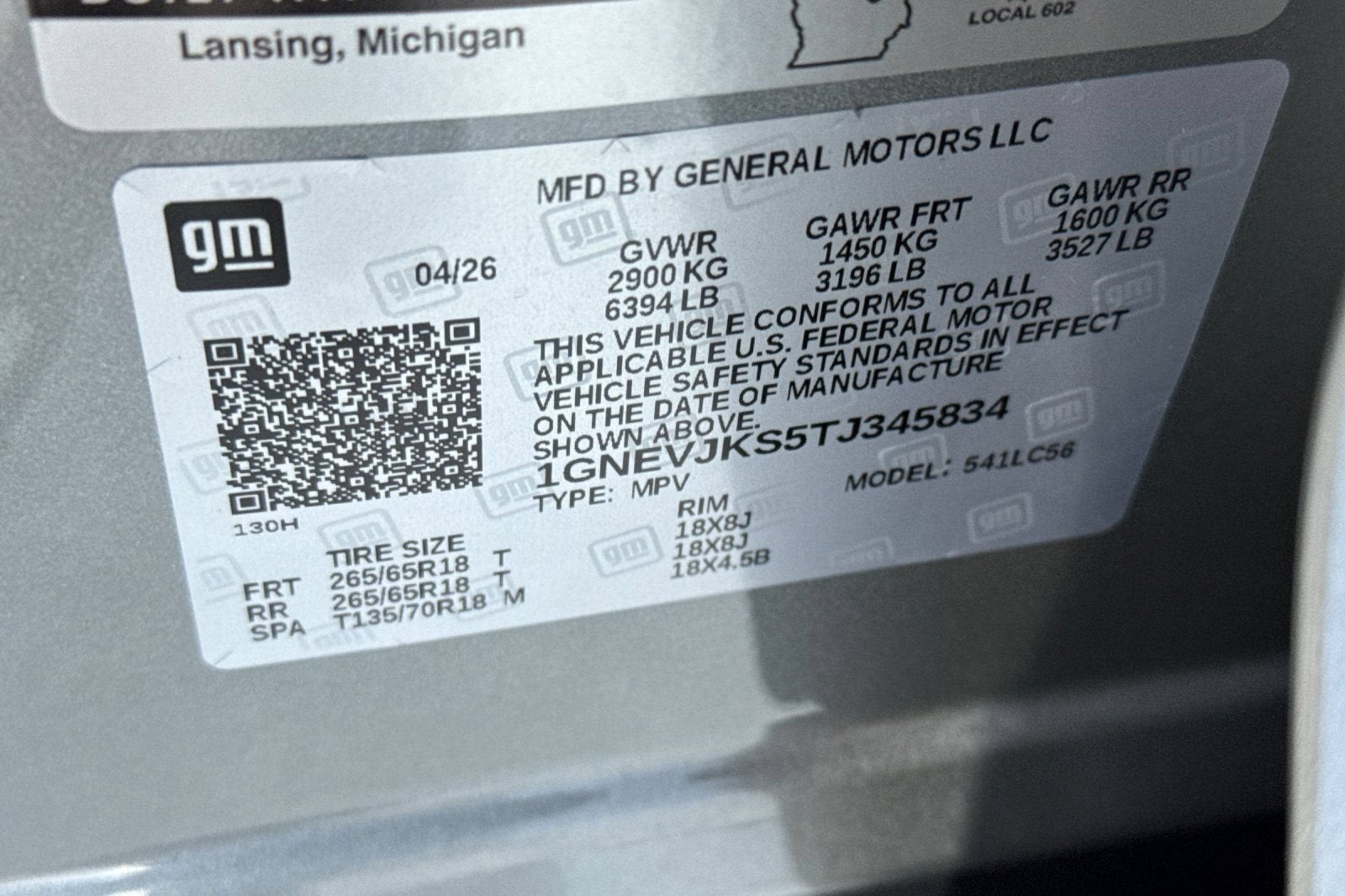 2026 Chevrolet Traverse Z71