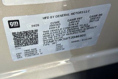 2026 Chevrolet Traverse Z71