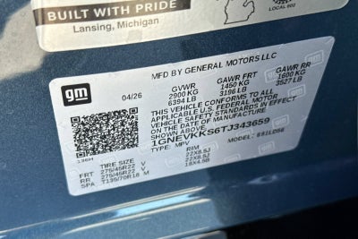 2026 Chevrolet Traverse High Country