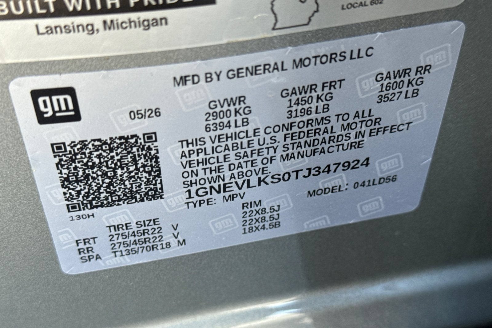 2026 Chevrolet Traverse RS