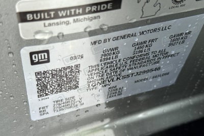 2026 Chevrolet Traverse RS