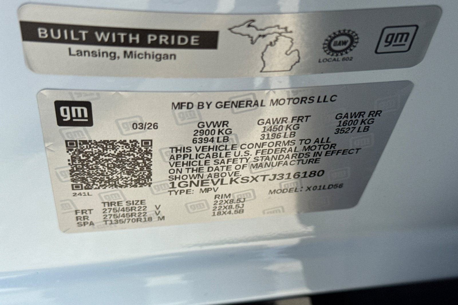 2026 Chevrolet Traverse RS