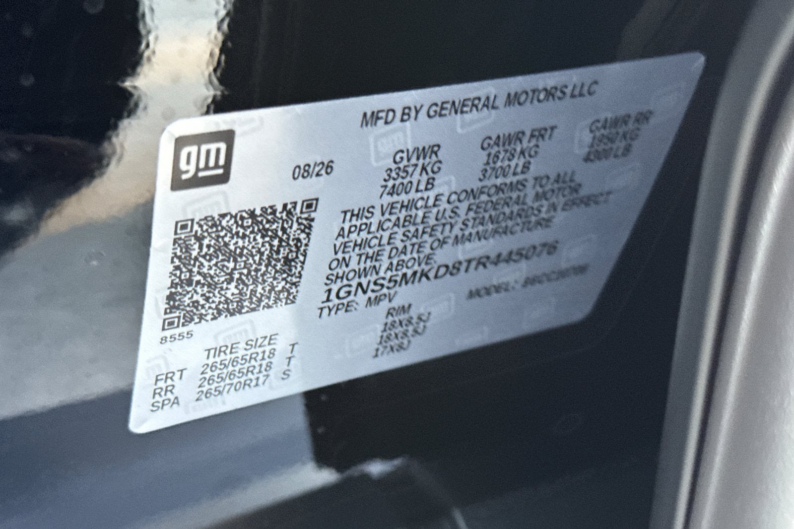 2026 Chevrolet Tahoe LS