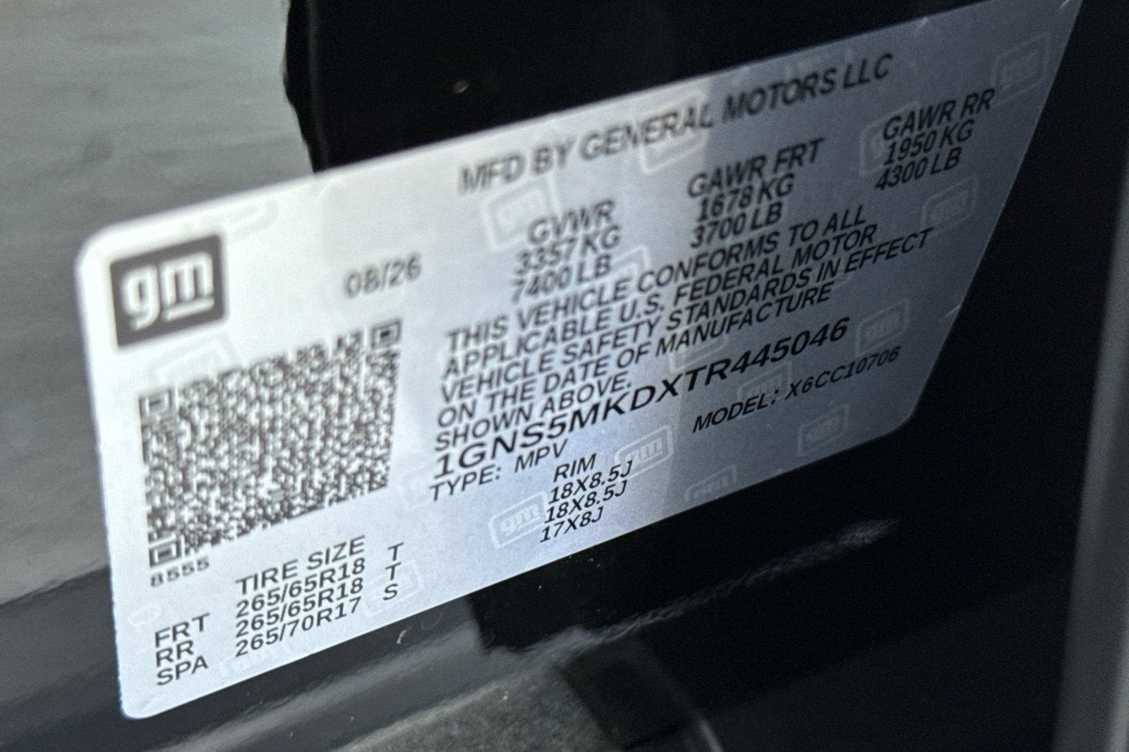 2026 Chevrolet Tahoe LS