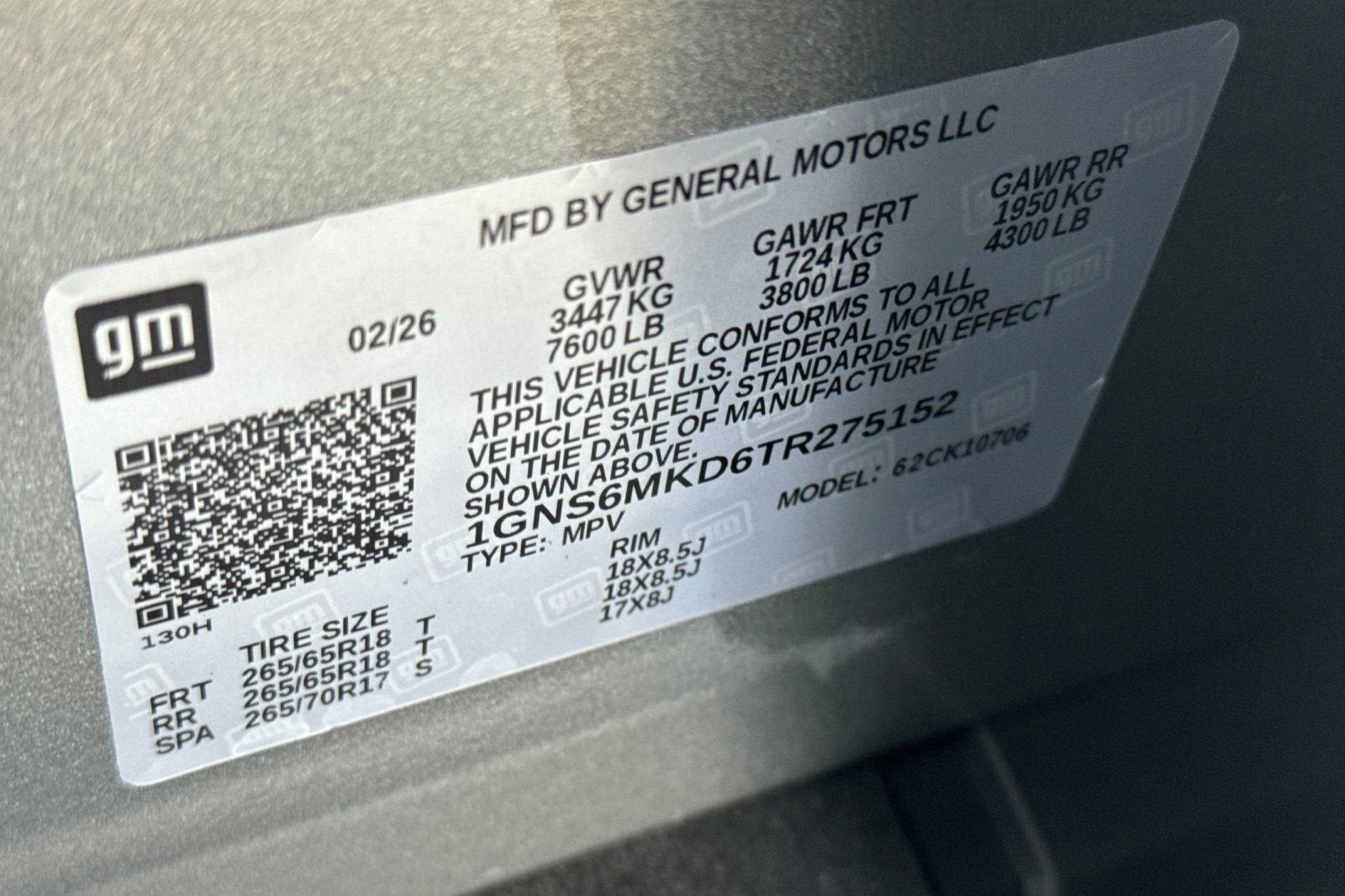 2026 Chevrolet Tahoe LS