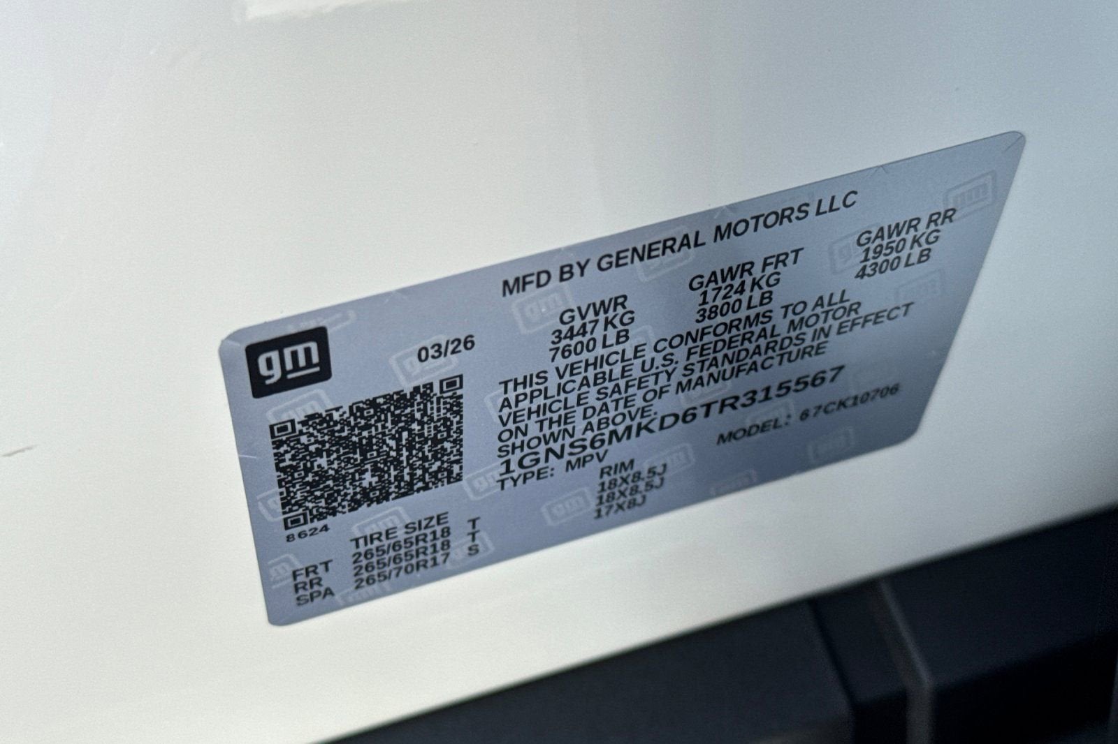 2026 Chevrolet Tahoe LS