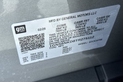 2026 Chevrolet Tahoe LT