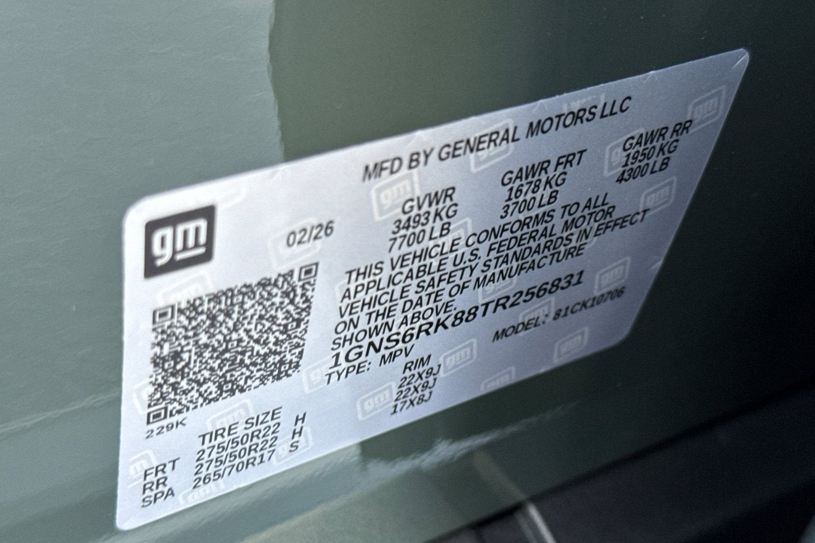 2026 Chevrolet Tahoe RST