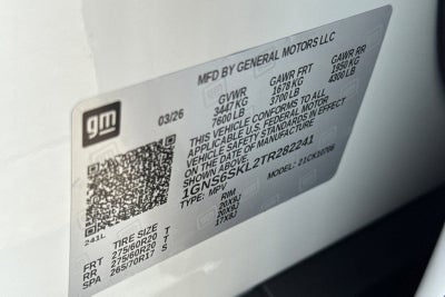 2026 Chevrolet Tahoe Premier