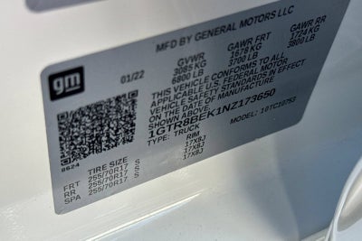 2022 GMC Sierra 1500 Limited SLE