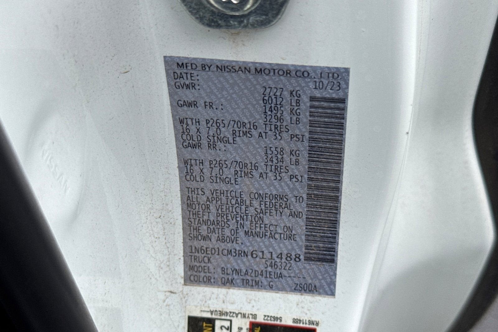 2024 Nissan Frontier S