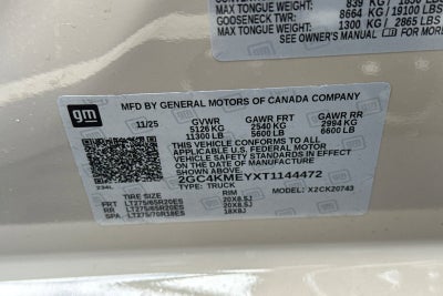 2026 Chevrolet Silverado 2500 HD Custom