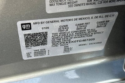 2026 Chevrolet Silverado 1500 LT (2FL)