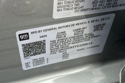 2026 Chevrolet Silverado 1500 LTZ