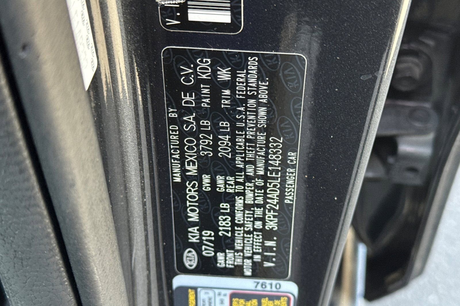 2020 Kia Forte LXS