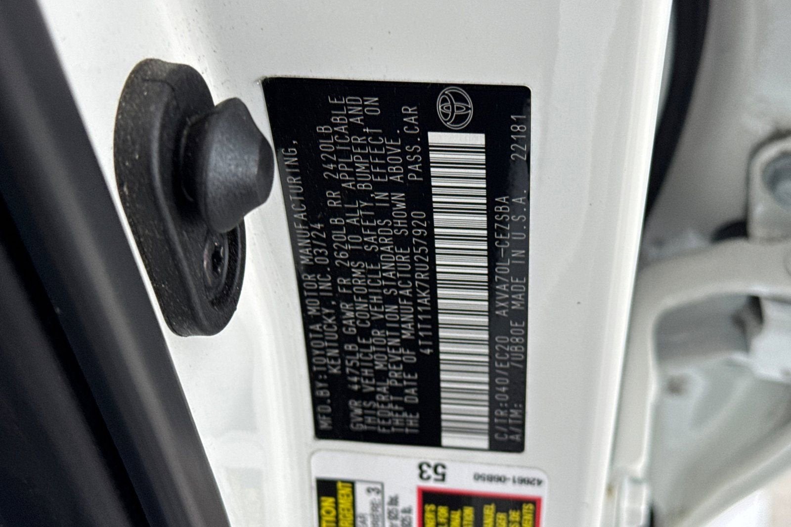 2024 Toyota Camry SE