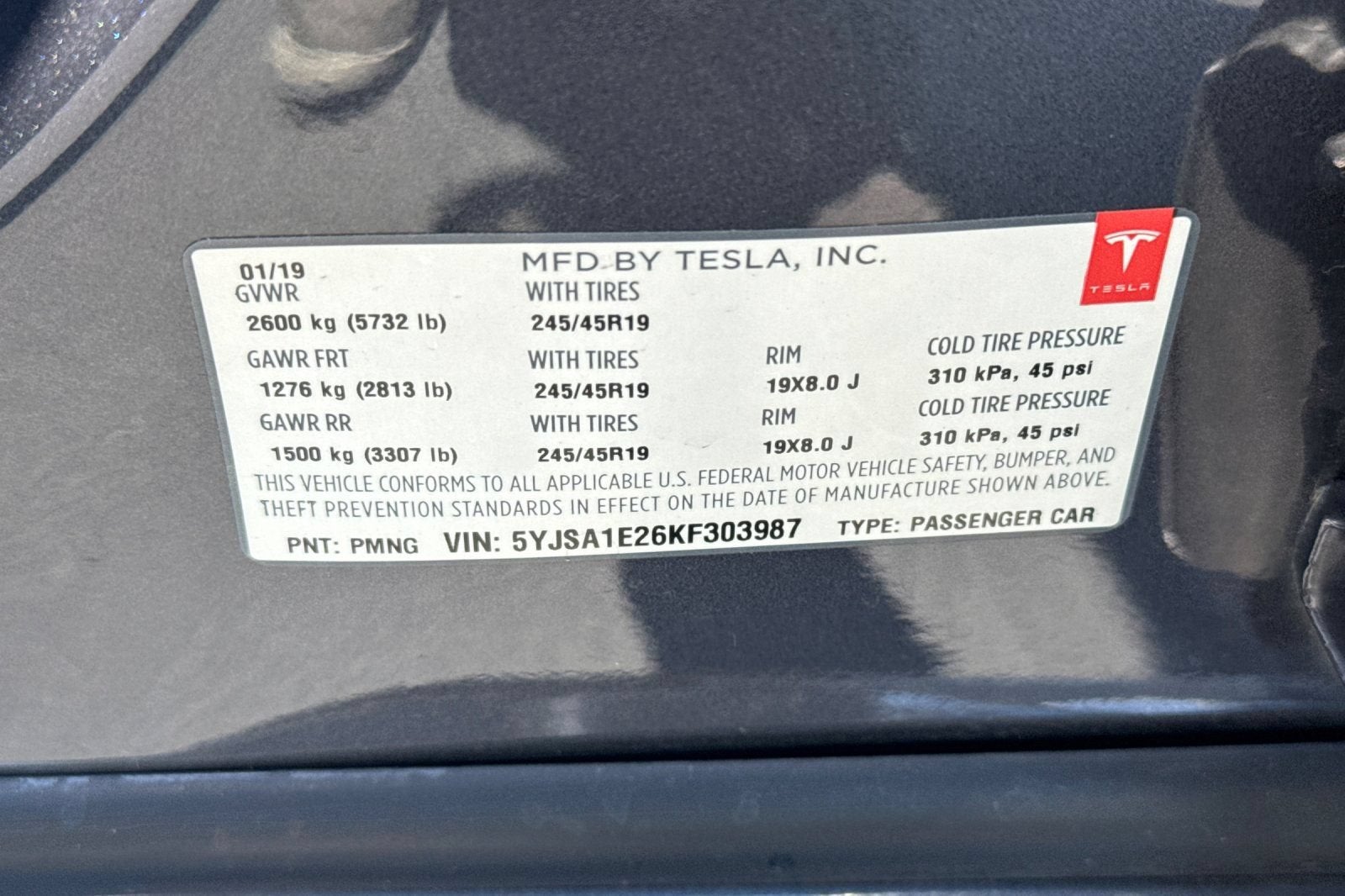 2019 Tesla Model S 75D