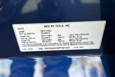 2023 Tesla Model Y Long Range
