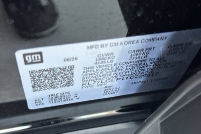 2026 Chevrolet Trax 1RS