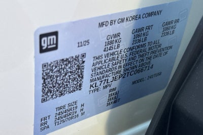 2026 Chevrolet Trax 2RS