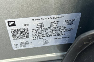 2026 Chevrolet Trailblazer LT