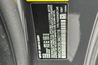 2020 BMW M4 2DR CONV